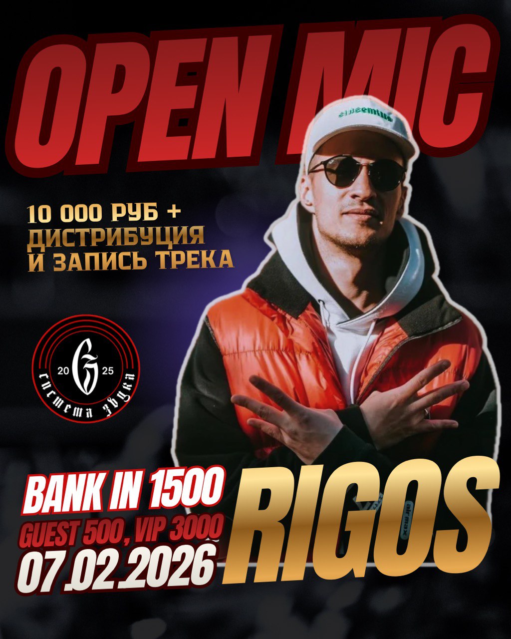 OPEN MIC PARTY SYSTEMA ZVUKA & RIGOS